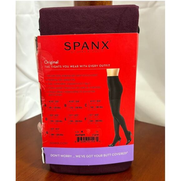 NWT Spanx Tight-end Tights - Deep Purple Size A - Picture 5 of 6